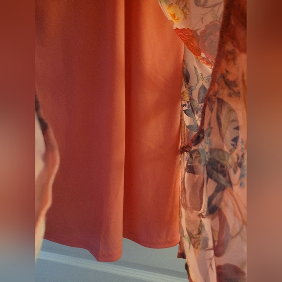 🌷Torrid Pink and Red Long Sleeve Dress - Picture 8 of 15